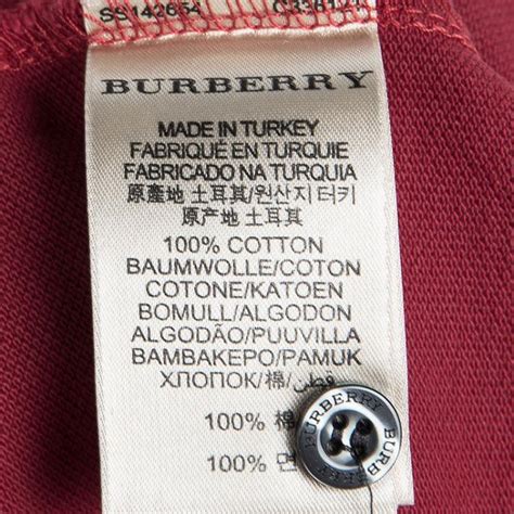 is Burberry made in turkey